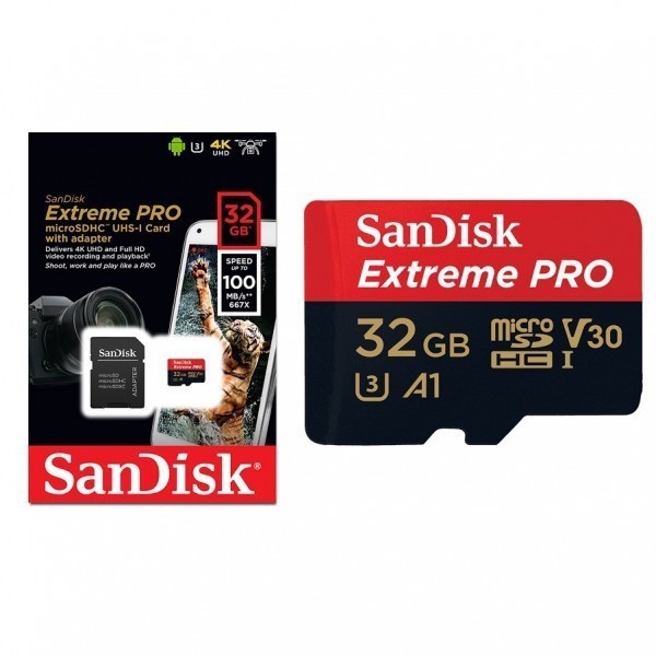 Thẻ nhớ MicroSD SanDisk Extreme Pro 32GB A1 U3 - BH 5 năm