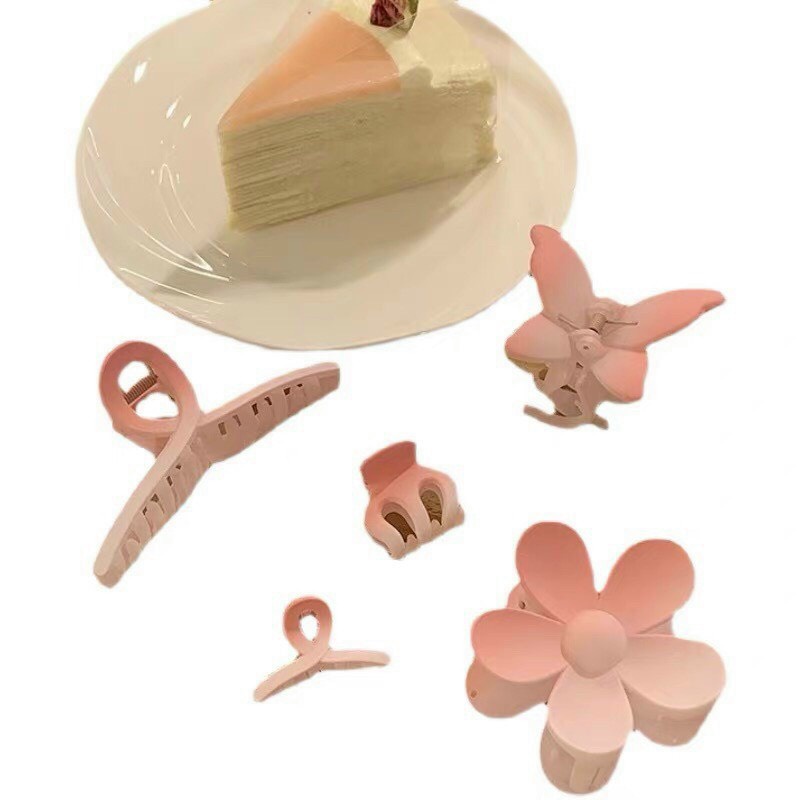 Set 5 Kẹp Tóc Hoa Màu Hồng Ngọt Ngào Cho Nữ cz505 #108
