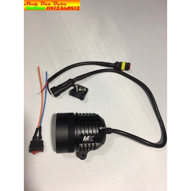 COMBO Đèn trợ sáng gắn chân Gương L4X full phụ kiện