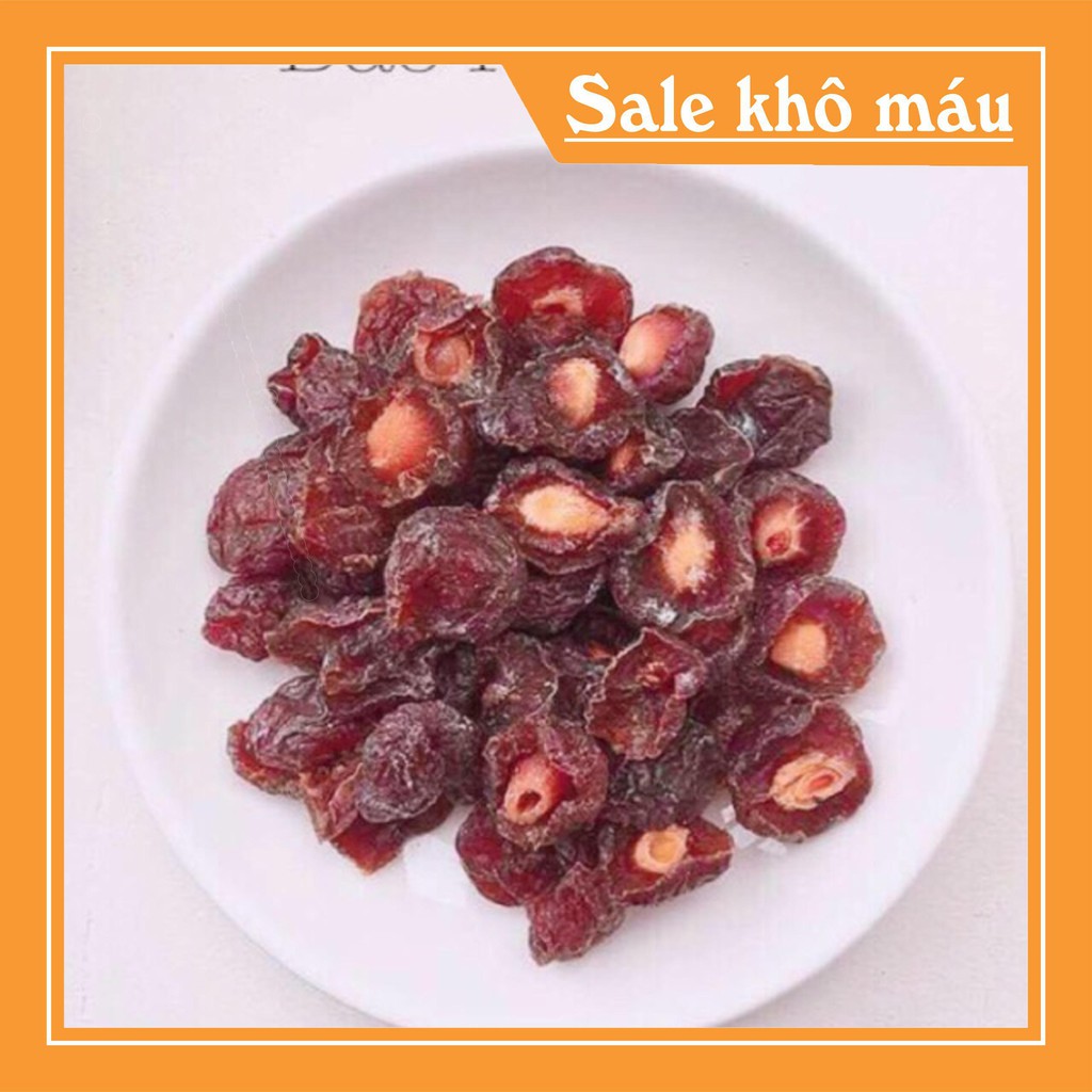 500gram Ô mai đào nâu bổ đôi sấy dẻo