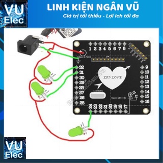 Mạch Led Trái Tim Mở Rộng
