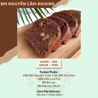 Bánh mì nho nguyên cám