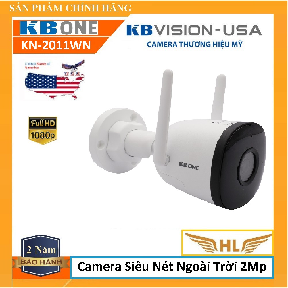 Camera IP Wifi KBONE KN-B21 2.0MP Full HD 1080P - Hàng Chính Hãng