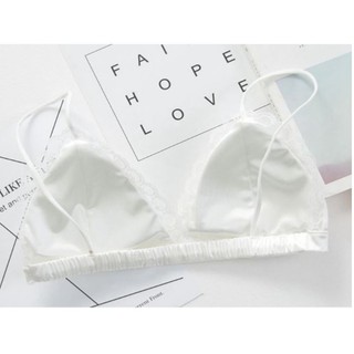 Áo bra satin lụa viền ren loại 1