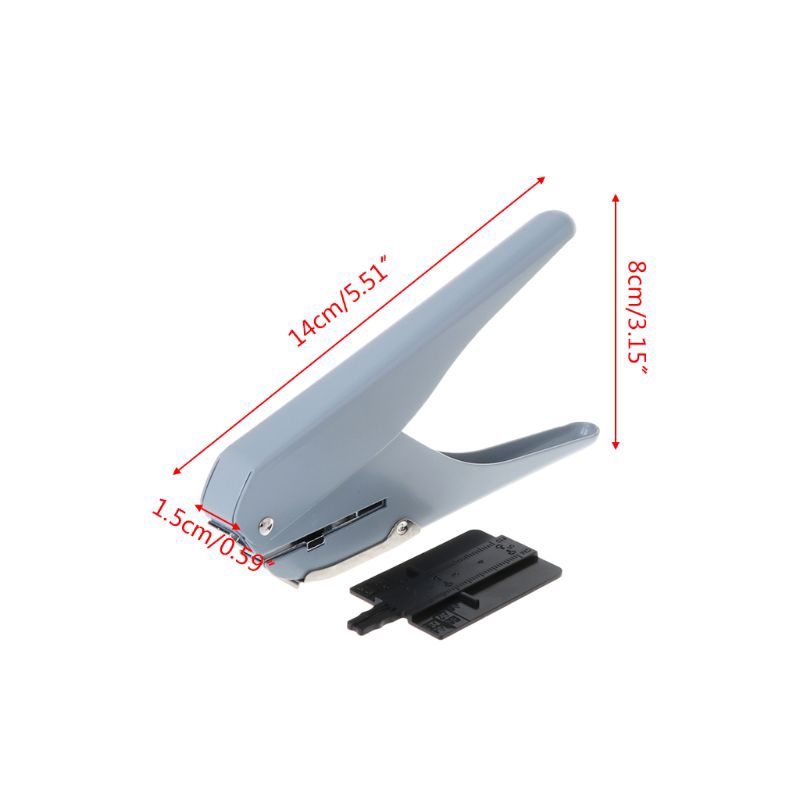 Mushroom Hole T-type Office Punches Paper Cutter Loose Sheet DIY School Supplies Scrapbooking