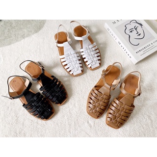 Giày sandal rọ chất da bò