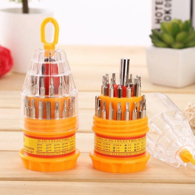 Bộ tua vít sửa chữa đa năng S1203 31 món phù hợp tất cả linh kiện điện thoại