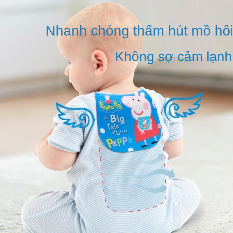 5 bộ cotton gạc mồ hôi cho trẻ sơ sinh và em- khăn thấm lớn em mẫu giáo Đệm địu