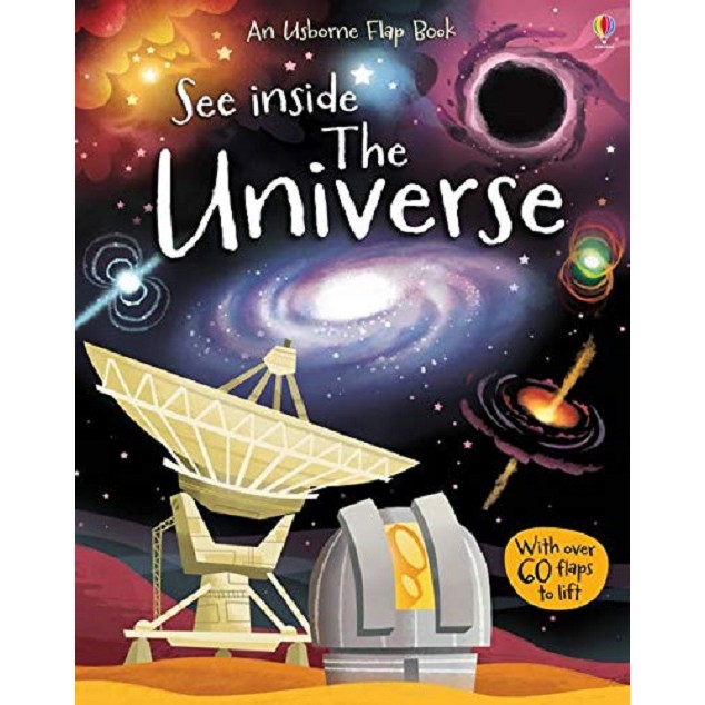 Sách Usborne - tương tác lật mở See Inside the Universe