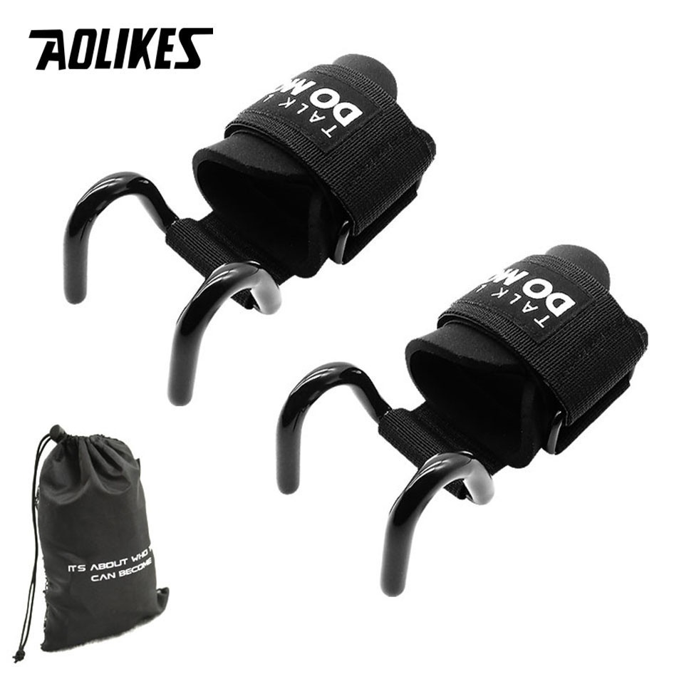 Aolikes Bộ 2 Đai Quấn Cổ Tay Hỗ Trợ Nâng Tạ