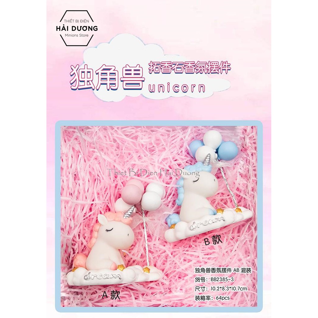 Nước hoa xe hơi - đồ trang trí nhà cửa hình kỳ lân dễ thương - Đem lại cảm giác mới mẻ cho không gian của bạn