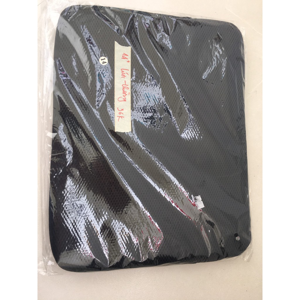 Túi chống sốc Laptop 14” lưới thường dây kéo trơn