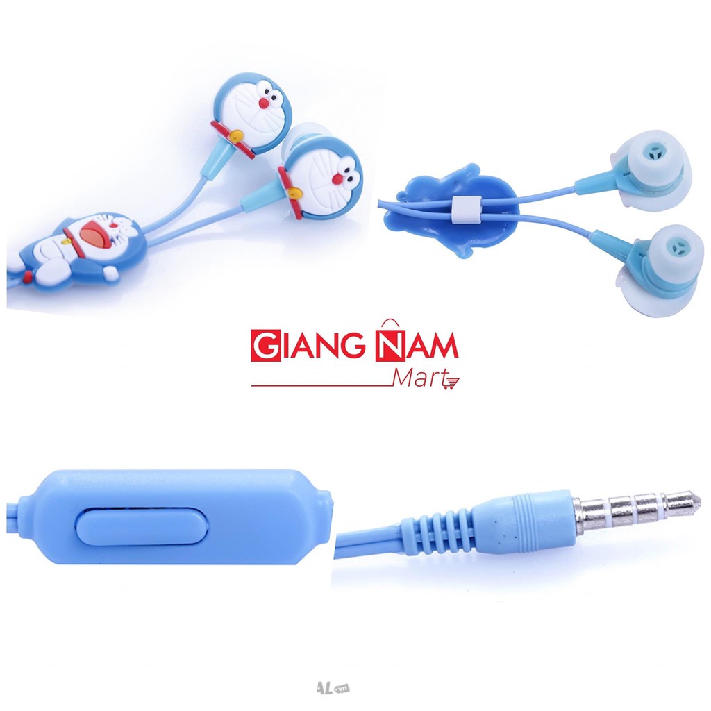 Tai Nghe Nhét Tai Kiểu Dáng Hoạt Hình Giắc Cắm 3.5mm