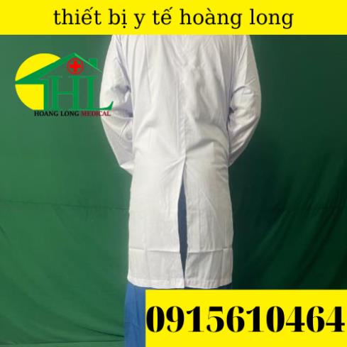 Áo Blouse bác sĩ dáng dài - tay dài nữ các size S M L XL