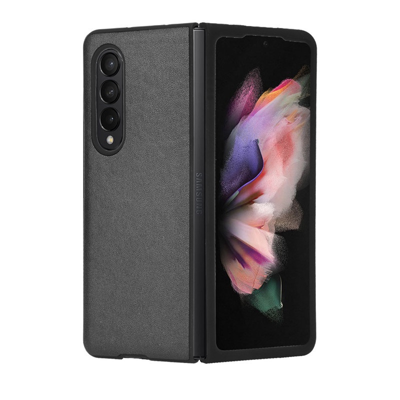 Bao Da Điện Thoại PU Phong Cách Retro Cho Samsung Galaxy Z Fold 4 5G Z Fold4 Fold 3