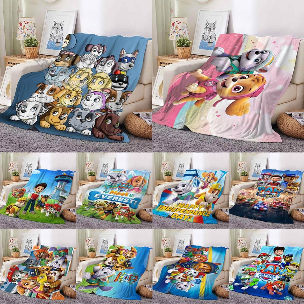 Chăn Ngủ In Hoạt Hình Paw Patrol 3D Dễ Thương