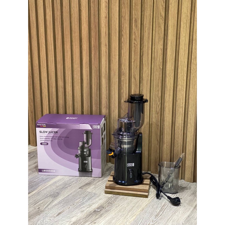Máy ép chậm đa năng Lebenlang LBSS0404 200W Dung Tích 1L. GiữNguyên 100% Dưỡng Chất , Hương Vị  Hàng Chính Hãng