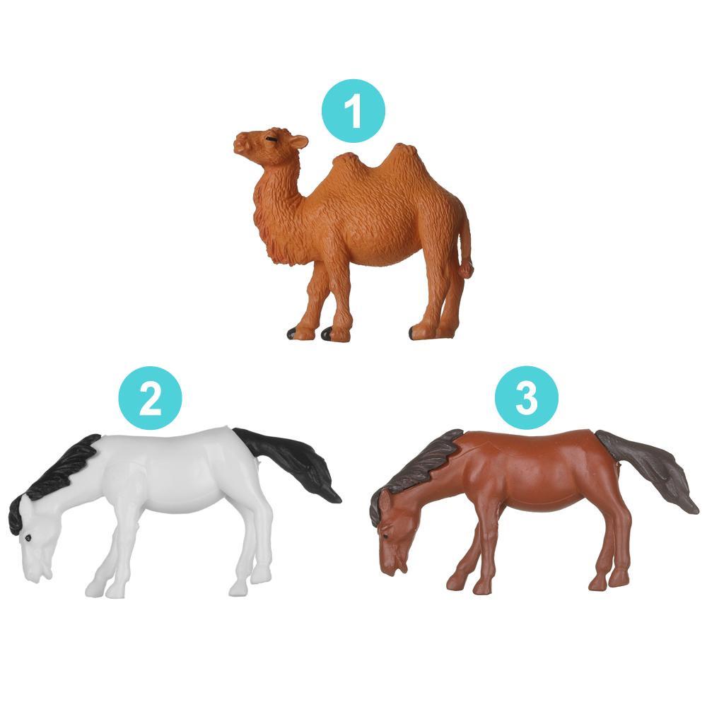 Set 1 / 2 Mô Hình Ngựa Mini Trang Trí Sân Vườn