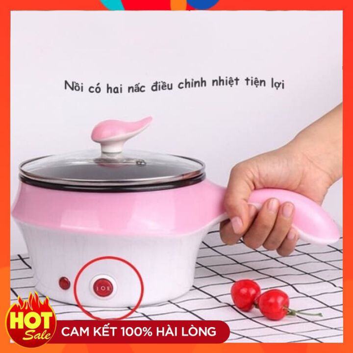 [XẢ KHO] Nồi Lẩu Mini 2 tầng Chống Dính Kèm Xửng Hấp Đa Năng ( Nấu, Lẩu, Chiên, Xào,...) | BigBuy360 - bigbuy360.vn