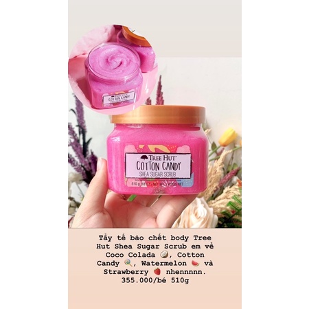TẨY TẾ BÀO CHẾT CƠ THỂ TREE HUT SHEA SUGAR SCRUB
