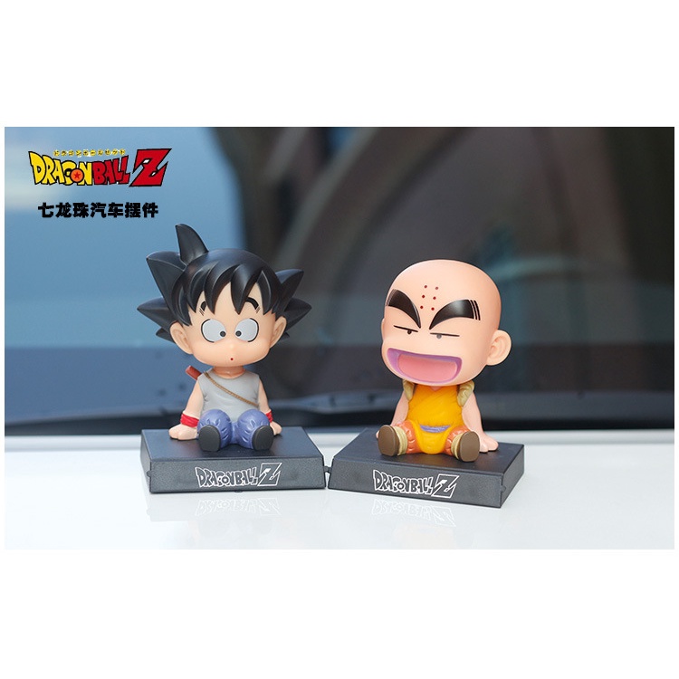 Mô hình Son Goku - Mô hình Chibi lắc đầu trang trí taplo ô tô, trang trí bàn học, giá đỡ điện thoại