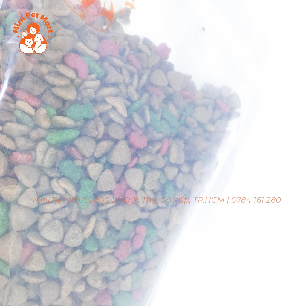 Thức ăn hạt mix cho mèo Mini Pet Mart 350g