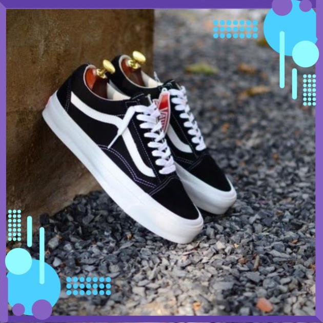 GIÀY 𝐕𝐀𝐍𝐒 VAULT OLD SKOOL MÀU ĐEN ⚡Full box bill⚡ Giày thể thao nam nữ 2021 | BigBuy360 - bigbuy360.vn