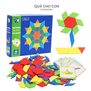 BỘ XẾP HÌNH KHỐI ZE GÉOANIMO BLOCKS - PATTERN BLOCKS
