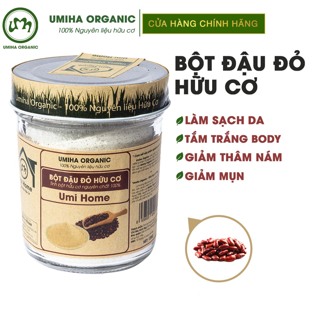 Bột Đậu Đỏ hữu cơ làm đẹp UMIHA nguyên chất | Red Bean Powder 100% Organic 135g