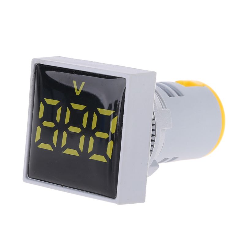 Vôn kế vuông yao bảng đồng hồ đo điện áp ac 20-500v led đèn báo điện áp kỹ thuật số