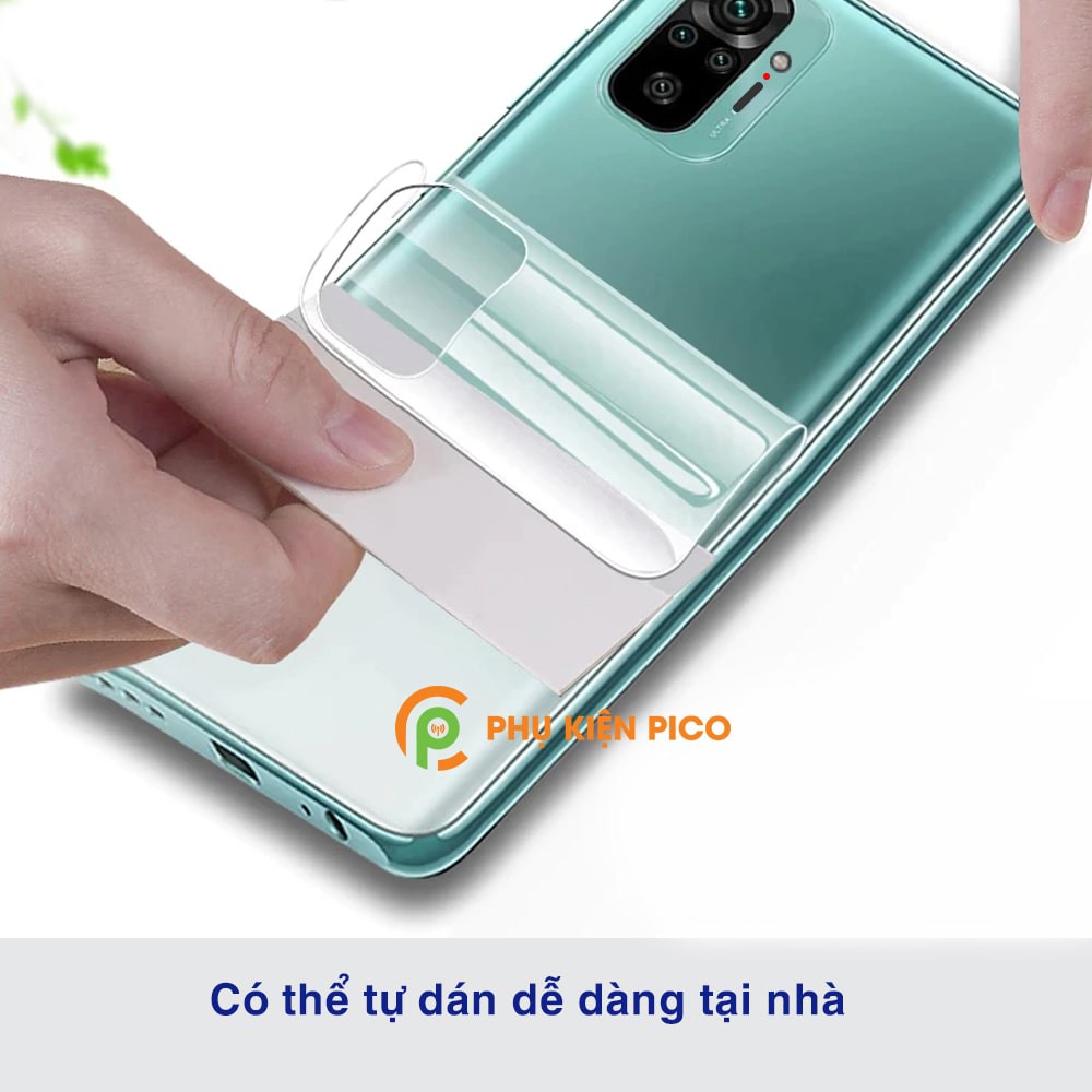 Dán lưng Redmi Note 10 Pro full mặt lưng và viền trong suốt PPF tự phục hồi vết xước - Dán dẻo Xiaomi Redmi Note 10 Pro
