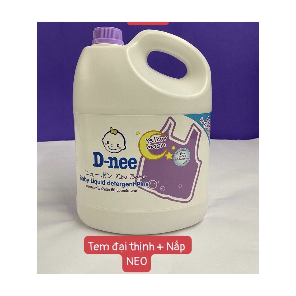 Nước giặt DNEE 💥HÀNG NHẬP KHẨU💥 nước giặt quần áo Thái Lan 3000ml   đủ 5 màu tím, xanh, Hồng, Trắng, Xanh lá