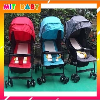 Xe đẩy du lịch qq3 gấp gọn có lưng nằm bằng lưới thoáng ,có nhiều tư thế nằm chính hãng seebaby