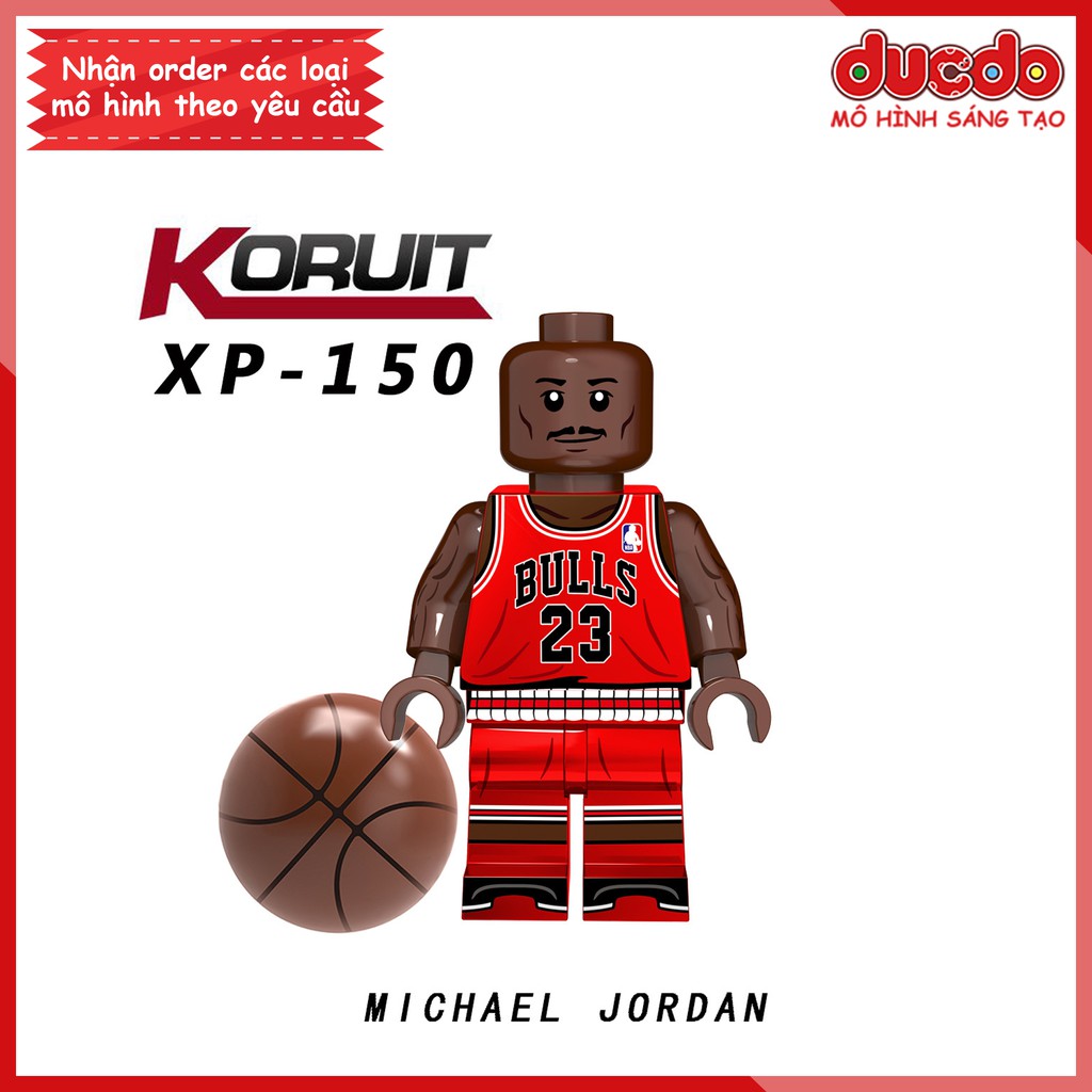 Minifigures các siêu sao bóng rổ NBA - Đồ Chơi Lắp Ghép Xếp Hình Mini Mô hình Iron Man KORUIT KT1021