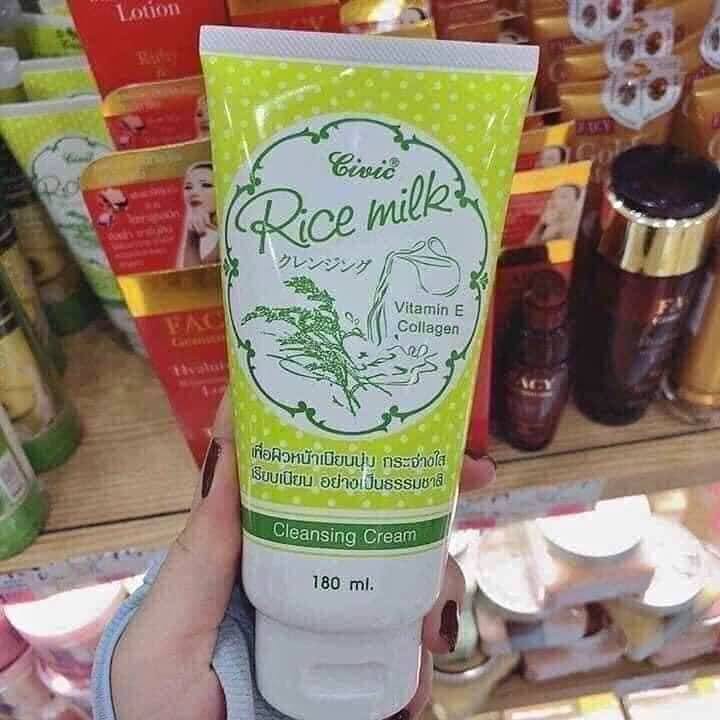 Sữa rửa mặt gạo thái rice milk 180ml