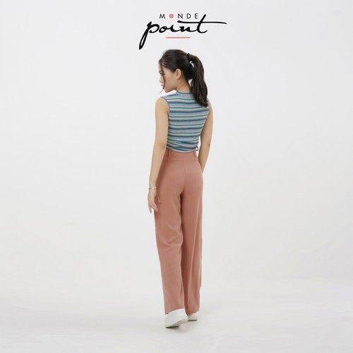 Áo T-Shirt nữ không tay Monde Point MPWA08101011 Sọc xanh | BigBuy360 - bigbuy360.vn