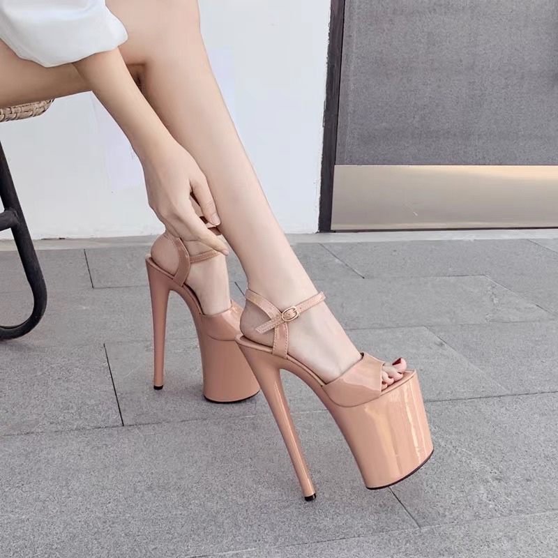 GIÀY CAO GÓT 20CM CHO NÀNG NẤM LÙN