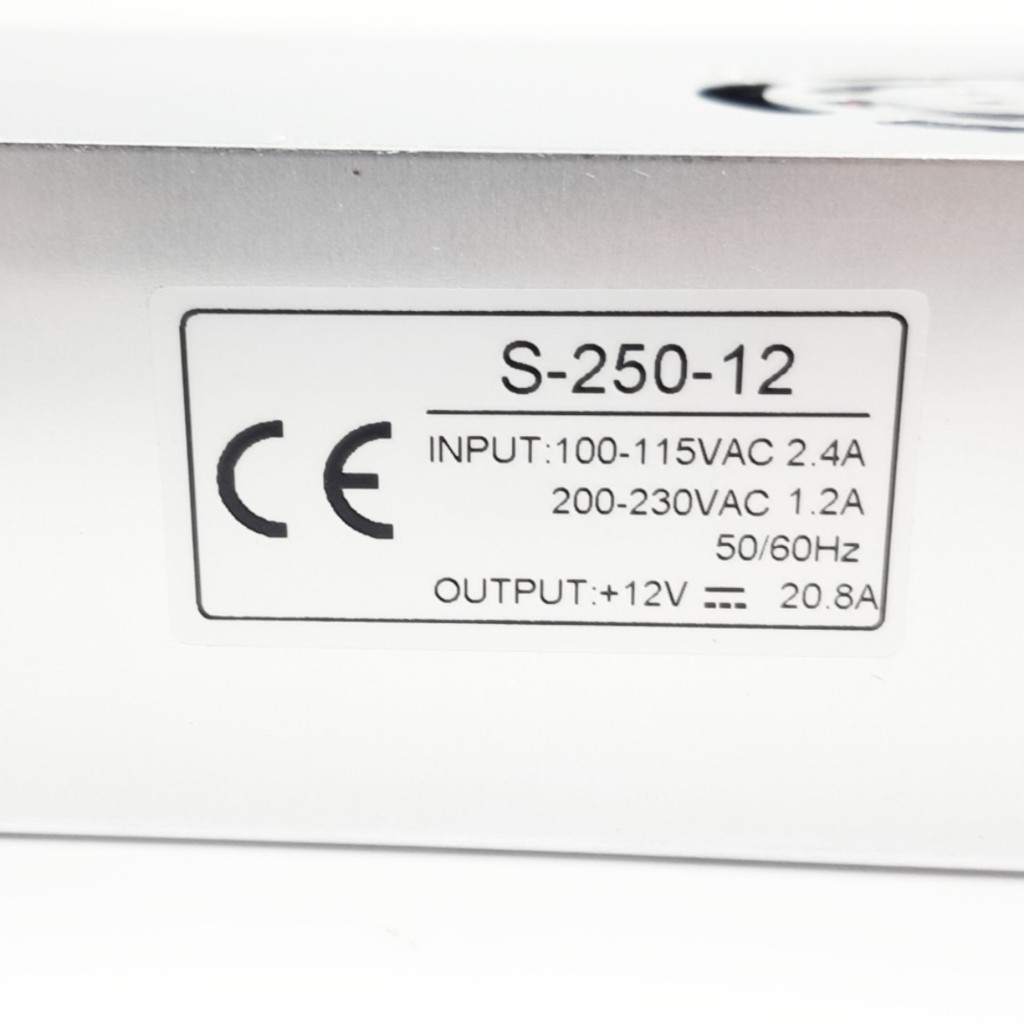 Nguồn 12V 20A Có Quạt - Chuyển Đổi Điện Áp 220V về 12V 20A - 80% Công Suất