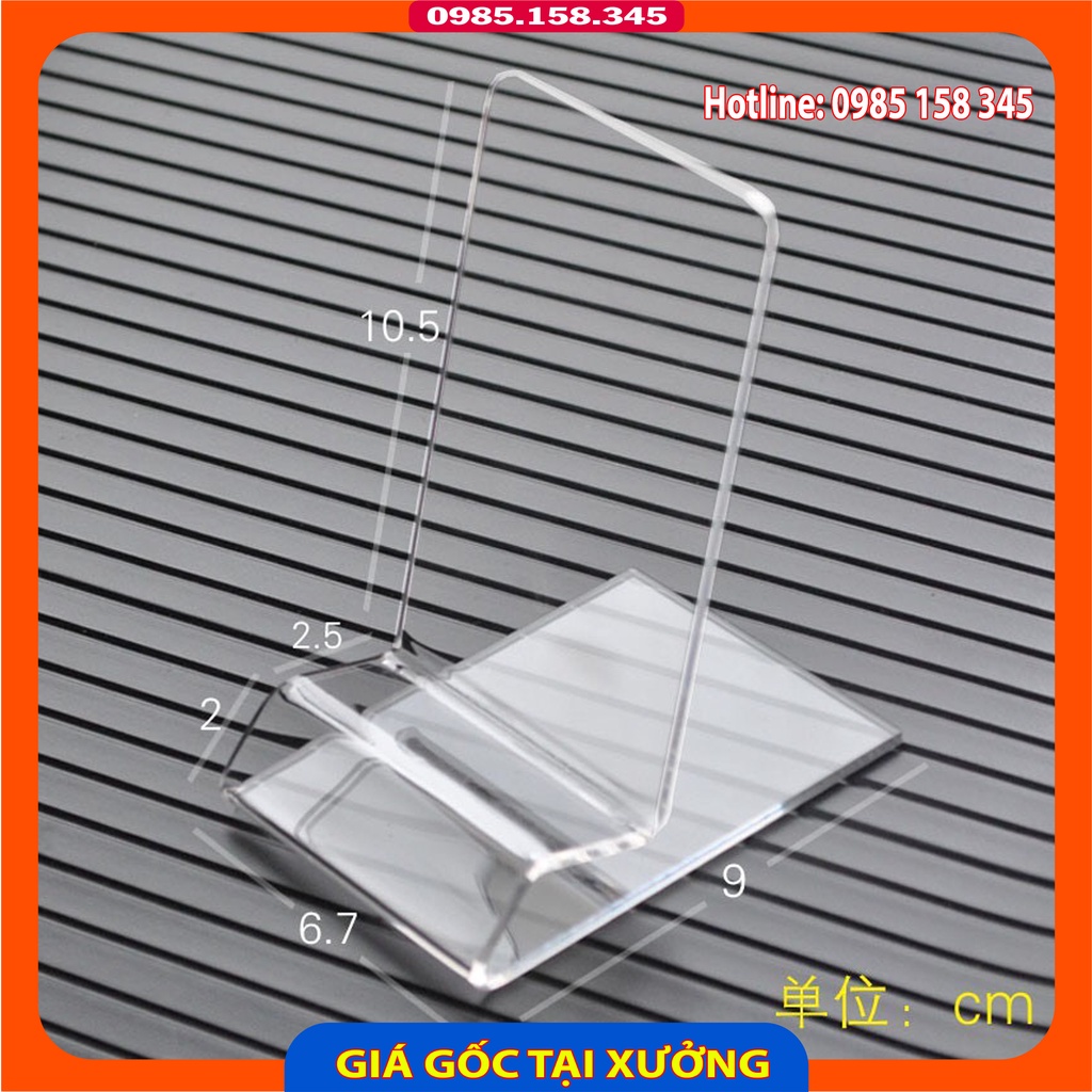 Đế mica bày điện thoại/ giá đỡ/kệ mica để sản phẩm, máy tính bảng mẫu HK1