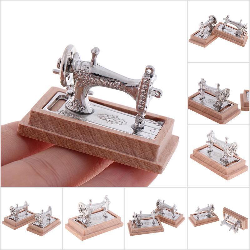 [HoMSI] 1:12 Dollhouse Miniature Furniture Sewing Machine Tailor Toy Doll House Decor SUU