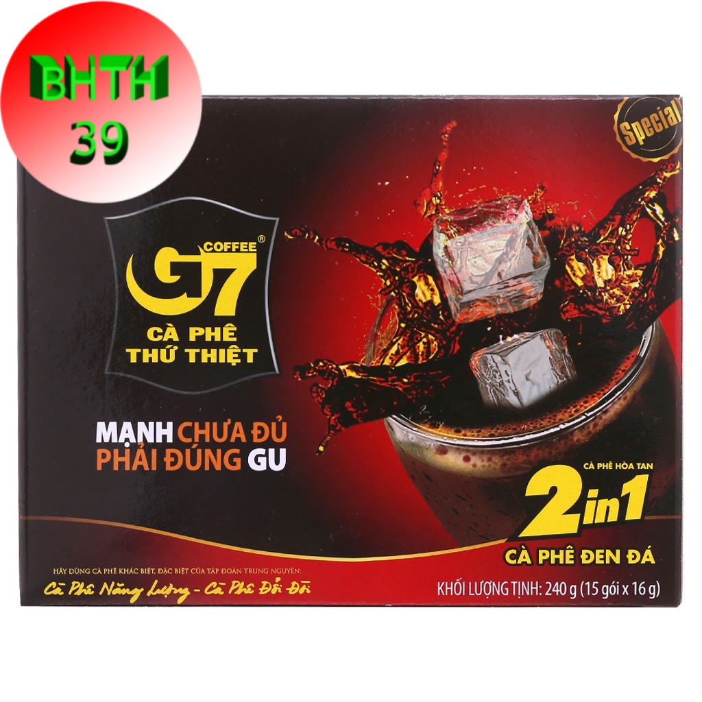 (Date mới) Cafe Trung Nguyên - cà phê G7 bịch 50 gói