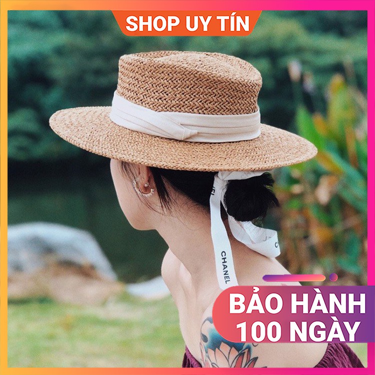 Mũ Đi Biển - Nón Cói Rộng Vành Vintage Cao Cấp Nữ Đẹp