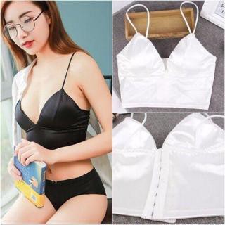Áo Bra Lụa Phi Bóng 8 Nấc Cài Siêu Hot