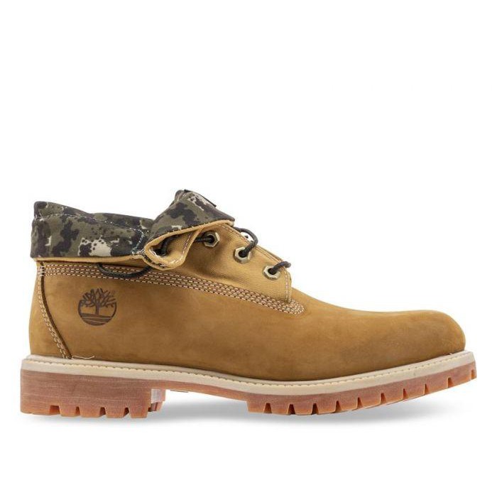 Giày Cổ Cao Nam Timberland Roll Top Màu Vàng TB0A21B1 | BigBuy360 - bigbuy360.vn