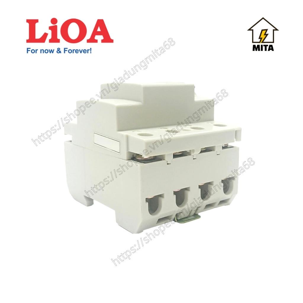 Aptomat chống giật 4 cực LiOA RCCB4040/30 - MITA