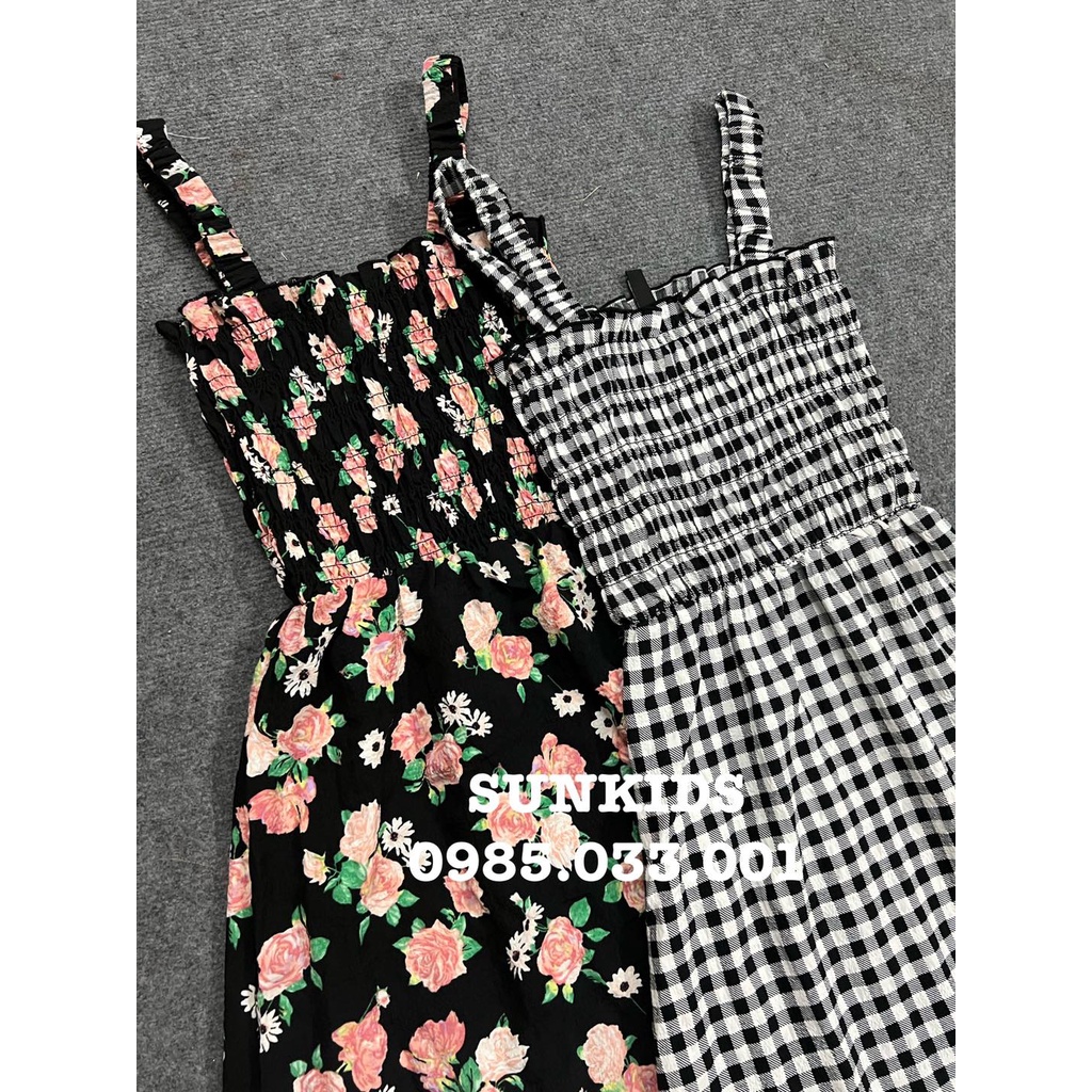 Váy Maxi dáng dài bo chun ngực