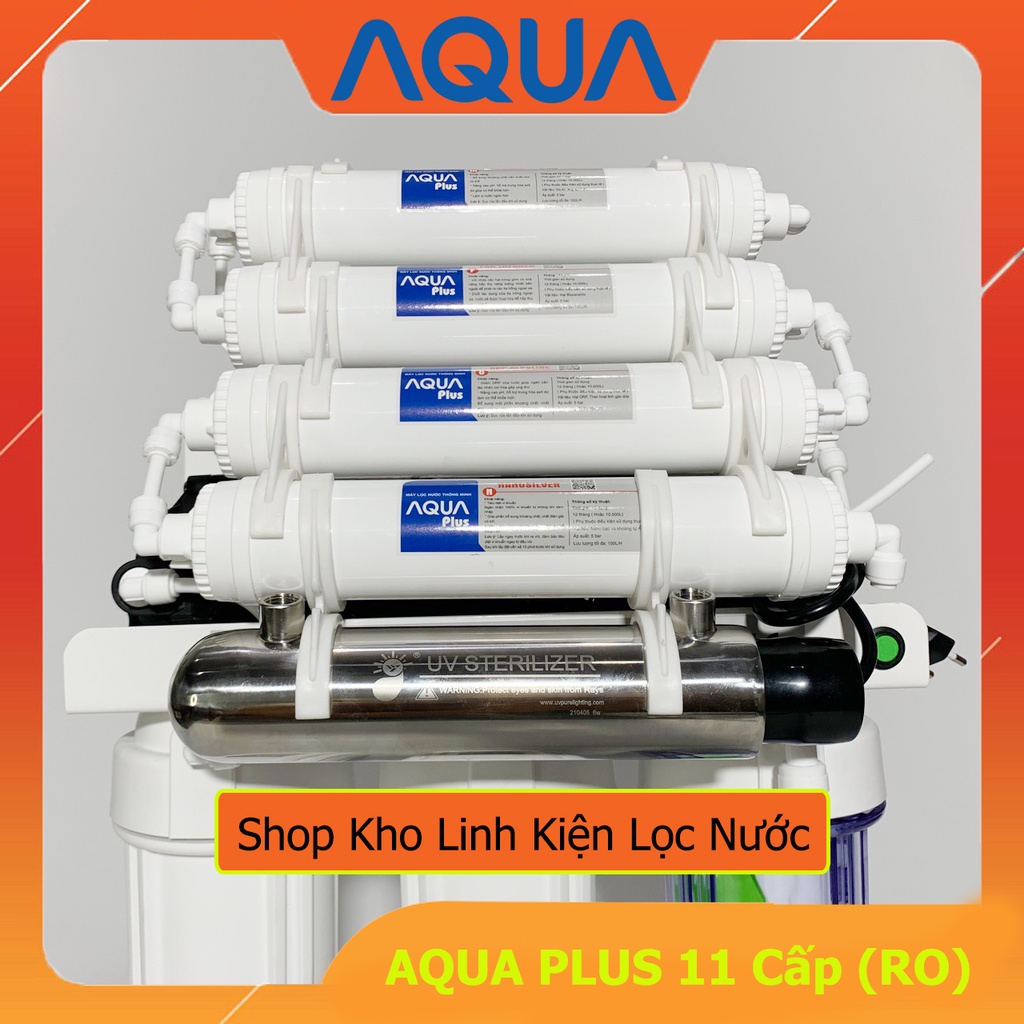 Máy Lọc Nước RO Aqua Plus Đèn UV Không Tủ