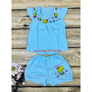 Set 5 bộ bé gái tay cánh tiên