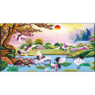 Tranh đính đá Tùng Hạc Diên Niên 88612