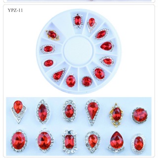 Charm đá kiểu gắn móng trang trí